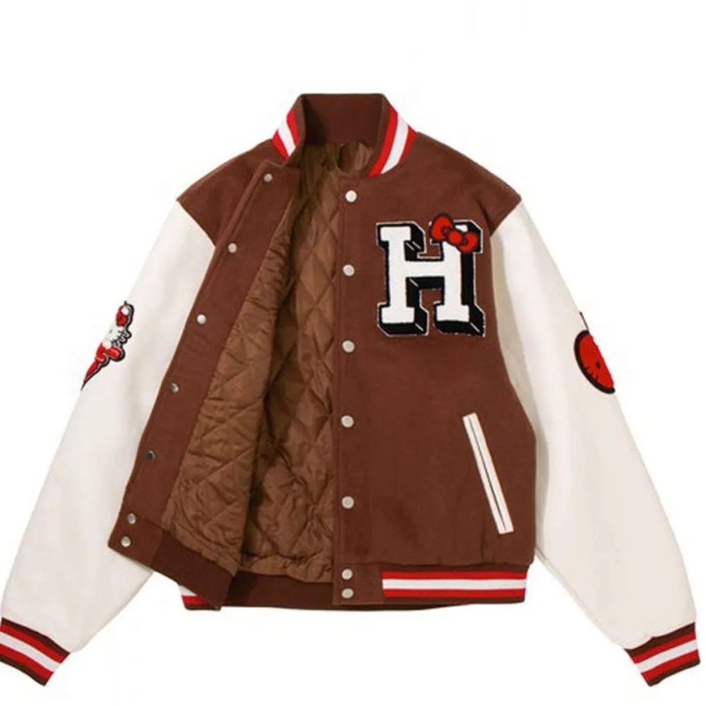 Hello Kitty x Hypland Varsity Jacket Sz M